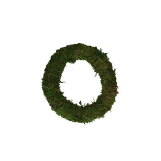 4A Mos Krans | Kleur: Groen | Diameter 20 centimeter | Per 12 kransen