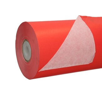 4A Papier double face en rouleau | Couleur : Rouge et Blanc | Largeur 75 centimètres | 40 grammes/m2 | Poids 10 kilos | Par rouleau