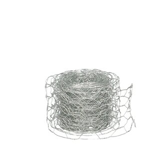 4A Hexanet Wire Mesh | Colour: Silver | Width 5 centimetres | Length 5 metres | Per roll