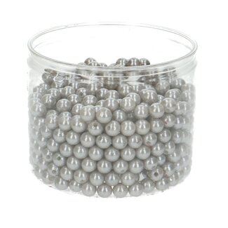 4A Decoration Pearls | Colour: Silver | Diameter 10 millimetres | Contents 600 pearls | Per jar