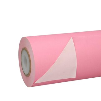 4A Zweiseitiges Papier auf Rolle | Farbe: Rosa und Weiß | Breite 25 Zentimeter | 50 Gramm/m2 | Gewicht 1,25 Kilo | Pro Rolle