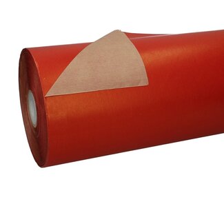 4A Double-sided Paper on Roll | Colour: Red and Brown | Width 60 centimetres | 50 grams/m2 | Weight 12 kilos | Per roll