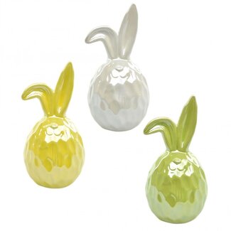 4A Ceramic Rabbit | Colour: Mixed Colours | Diameter 6.5 centimetres | Height 13.5 centimetres | Per 12 rabbits