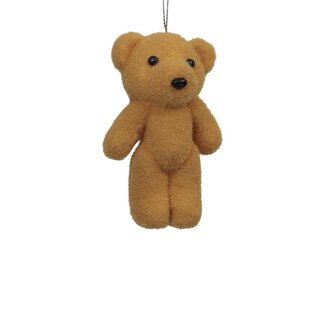 4A Décoration Suspendue Flock Beer | Couleur : Marron | Longueur 12 centimètres | Par 2 suspensions