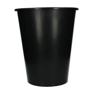 4A Kunststof Emmer | Kleur: Zwart | Diameter 29.5 centimeter | Hoogte 33.5 centimeter | Inhoud 13 liter | Per 14 emmers