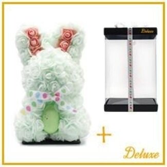 4A Paashaas van Foam met standaard | Kleur: Lichtgroen | Hoogte 40 centimeter | Per paashaas