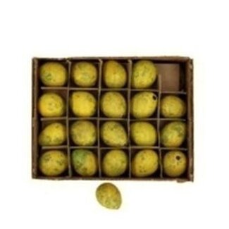4A Quail eggs | Colour: Yellow | Diameter 2 centimetres | Height 3 centimetres | Per 24 eggs