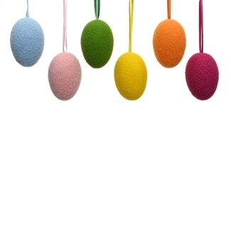 4A Pasen Deco ei flock 7cm