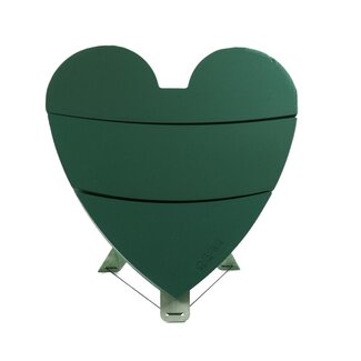 4A Oasis Bioline Herz mit Standard | Farbe: Grün | Länge 75 Zentimeter | Höhe 73 Zentimeter | Breite 5,5 Zentimeter | Pro Herz