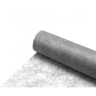 4A Fibre textile Lin | Couleur : Argenté | Largeur 60 centimètres | Longueur 25 mètres | Par rouleau