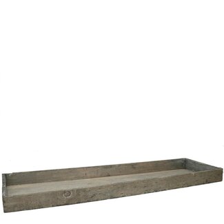 4A Wooden Tray | Colour: Grey | Length 60 centimetres | Width 20 centimetres | Height 4 centimetres | Per 4 trays
