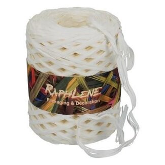 4A Raffia Twine | Colour: Natural White | Width 13 millimetres | Length 200 metres | Per roll