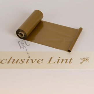 4A Druklint "DC" | Kleur: Goudkleurig | Breedte 105 millimeter | Lengte 74 meter | Per rol