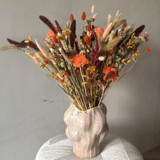 MyFlowers Trockenblumenstrauß Autumn Vibe | Länge ± 65 Zentimeter | Handgebundenes Bouquet
