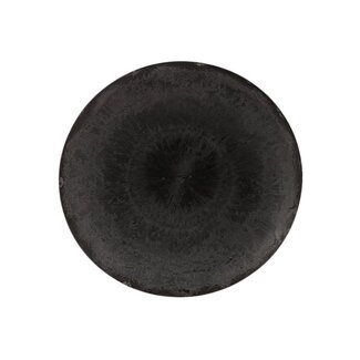 4A Kunststof Melamine Schaal Bord | Kleur: Grijs | Diameter 45 centimeter | Hoogte 6 centimeter | Per 4 borden