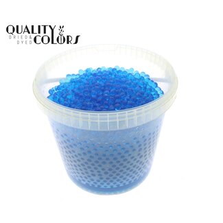 QC Hydrogelparels in Herbruikbare Emmer | Kleur: Blauw | Diameter 2.5 - 3 millimeter | Inhoud 10 liter | Per emmer