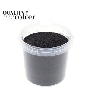 QC Glitter in Herbruikbaar Emmertje | Kleur: Zwart | Inhoud 400 gram | Per emmertje