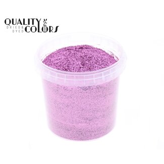 QC Glitter in Herbruikbaar Emmertje “Pink Lavender” | Kleur: Roze | Inhoud 400 gram | Per emmertje