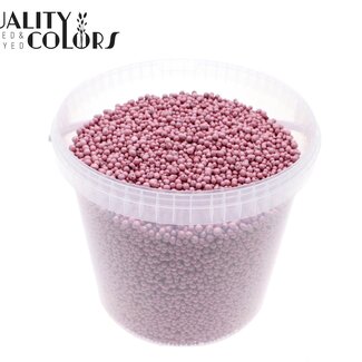 QC Billes de Terracotta dans un Seau Réutilisable | Couleur : Rouge | Diamètre 4 - 8 millimètres | Contenu 10 litres | Par seau