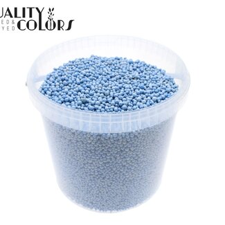 QC Boulettes en Terre Cuite dans Seau Réutilisable | Couleur : Bleu Clair | Diamètre 4 - 8 millimètres | Contenu 10 litres | Par seau