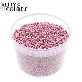 QC Billes d'argile dans un seau réutilisable | Couleur : Rouge | Diamètre 4 - 8 millimètres | Contenu 3 litres | Par seau
