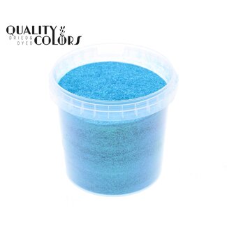 QC Glitter in Herbruikbaar Emmertje “Irridescent Lake Blue” | Kleur: Blauw | Inhoud 400 gram | Per emmertje