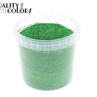 QC Glitter in Herbruikbaar Emmertje “Laser Green” | Kleur: Groen | Inhoud 400 gram | Per emmertje