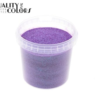 QC Glitter in Herbruikbaar Emmertje | Kleur: Lilakleurig | Inhoud 400 gram | Per emmertje