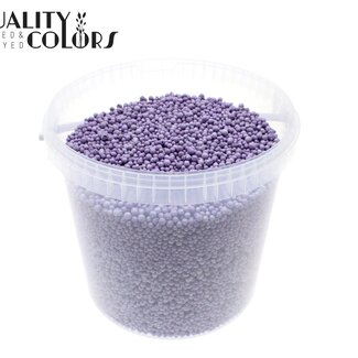 QC Billes en Terre Cuite dans Seau Réutilisable | Couleur : Lilas | Diamètre 4 - 8 millimètres | Contenu 10 litres | Par seau