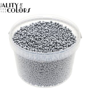 QC Terracotta Balls in Reusable Bucket | Colour: Silver | Diameter 4 - 8 millimetres | Capacity 3 litres | Per bucket