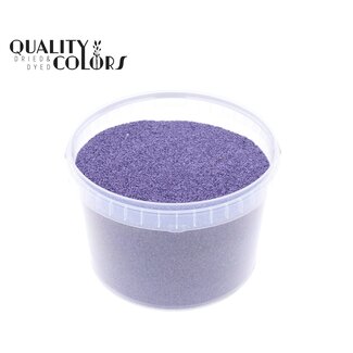QC Decorative Sand in Reusable Bucket | Colour: Purple | Diameter 0.1 - 0.5 millimetres | Contents 3 litres | Per bucket