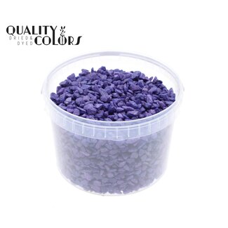 QC Stones in Reusable Bucket | Colour: Purple | Diameter 9 - 13 millimetres | Capacity 3 litres | Per bucket