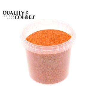 QC Glitter in Reusable Bucket “Iridescent Orange” | Colour: Orange | Content 400 grams | Per bucket