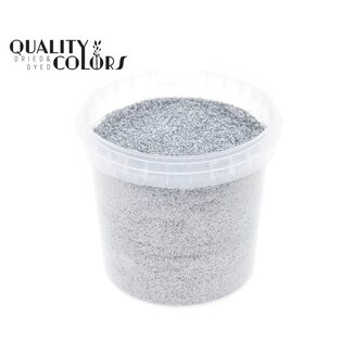 QC Paillettes dans un Seau Réutilisable “Laser Argent” | Couleur : Argenté | Contenu 400 grammes | Par seau