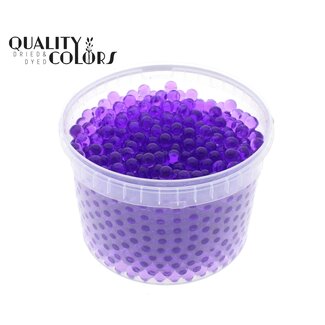 QC Hydrogelparels in Herbruikbare Emmer | Kleur: Paars | Diameter 2.5 - 3 millimeter | Inhoud 3 liter | Per emmer