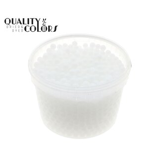 QC Hydrogelparels in Herbruikbare Emmer | Kleur: Wit | Diameter 2.5 - 3 millimeter | Inhoud 3 liter | Per emmer
