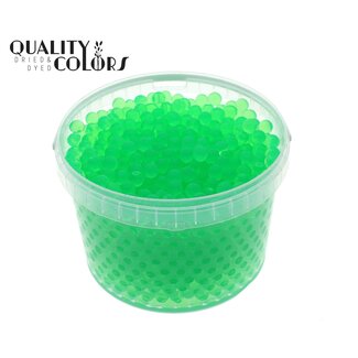 QC Hydrogelparels in Herbruikbare Emmer | Kleur: Lichtgroen | Diameter 2.5 - 3 millimeter | Inhoud 3 liter | Per emmer