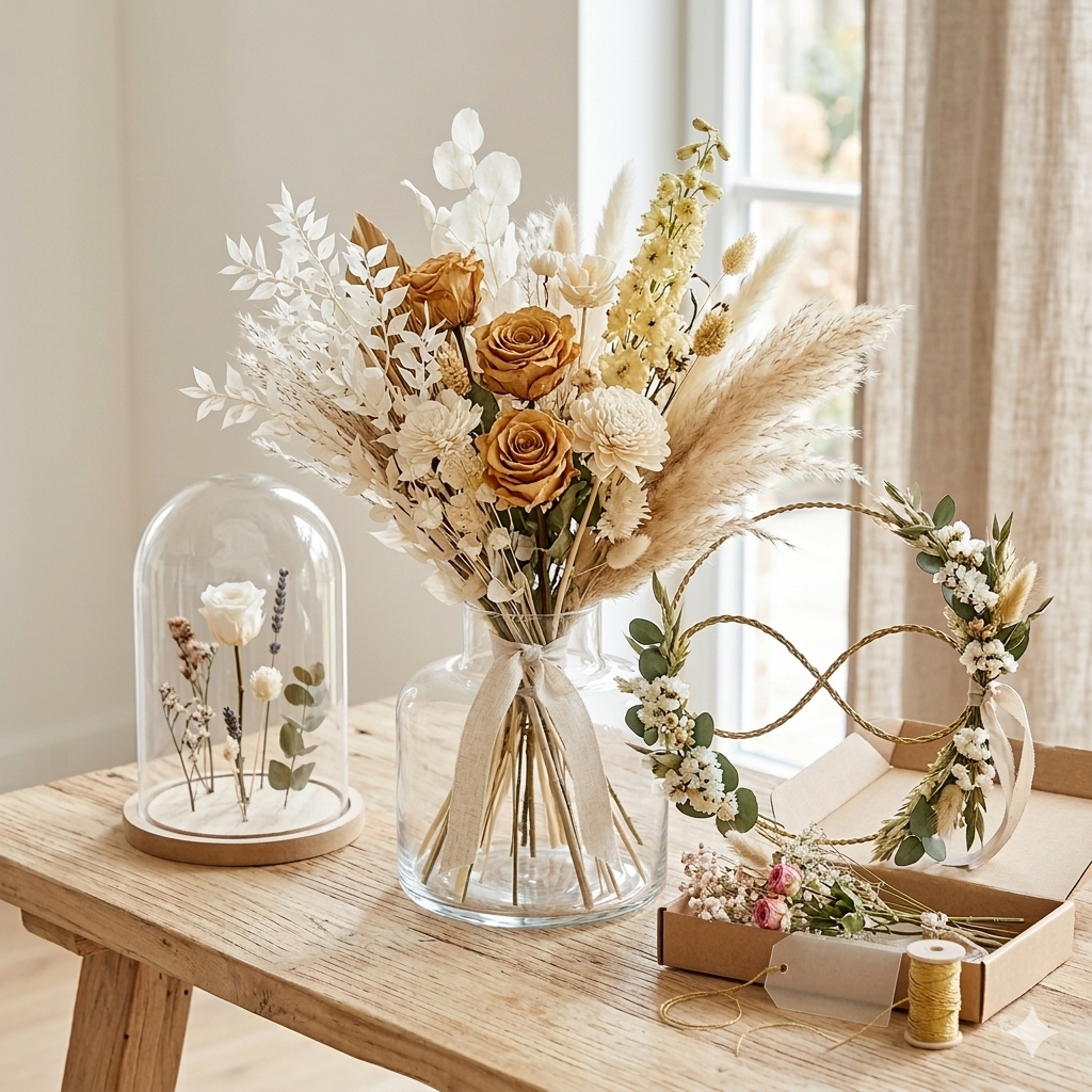 Anniversaries: The Best Dried Flowers & Creative DIY Tips for a Lasting Anniversary Gift