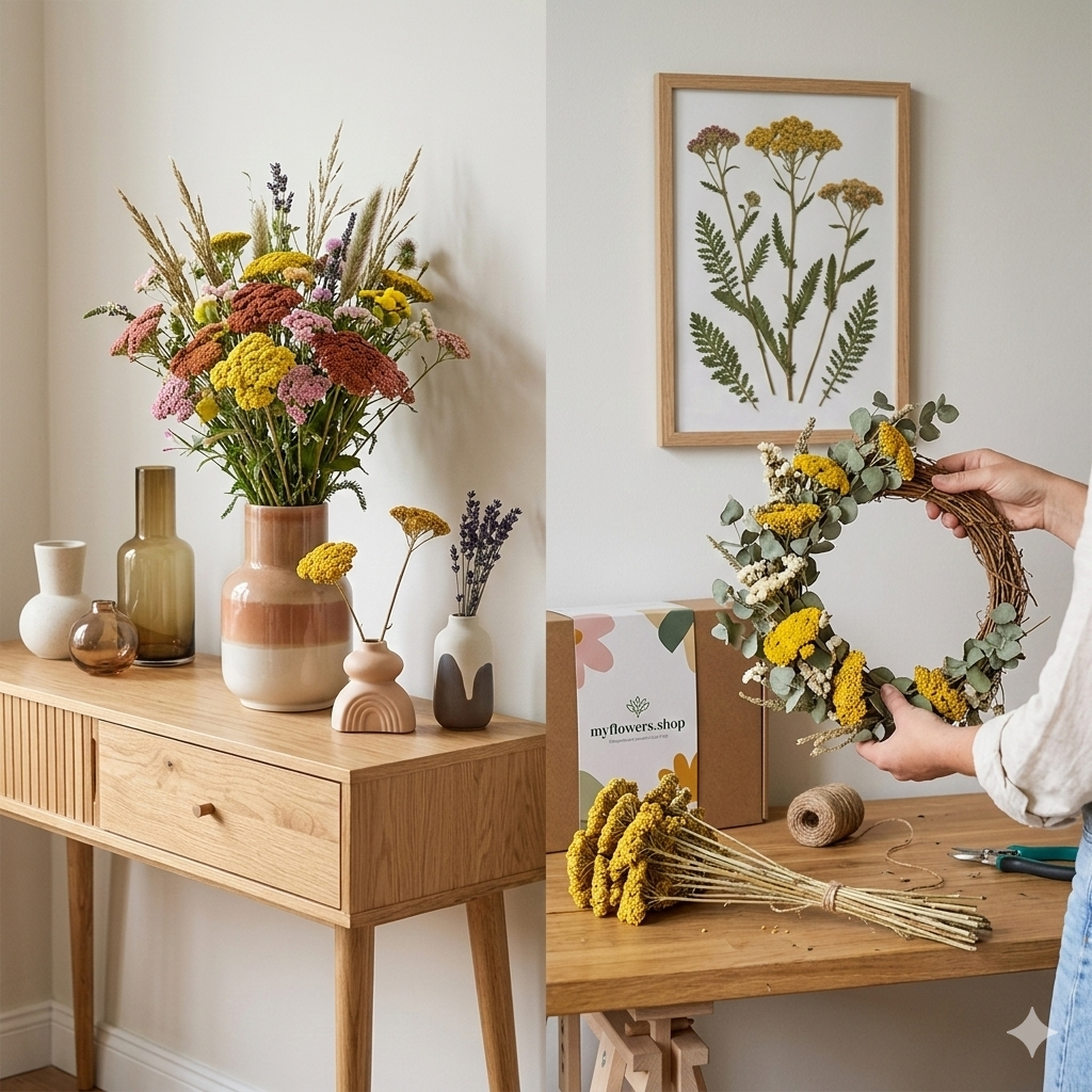Achillea (Yarrow): The Versatile Flower for Colorful Bouquets and Creative DIY Projects