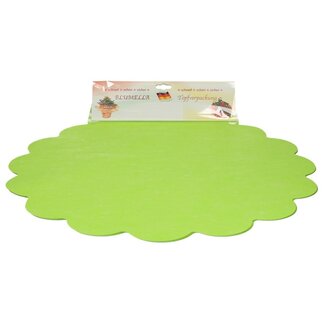 4A Textiel Blumella non woven | Kleur: Groen | Diameter 54 centimeter | Per 25 vellen