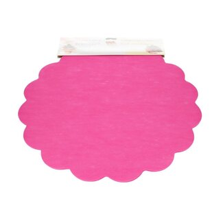 4A Textiel Blumella non woven | Kleur: Fuchsia | Diameter 44 centimeter | Per 25 vellen