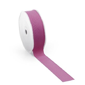 4A Lint Texture | Kleur: Fuchsia | Breedte 25 millimeter | Lengte 20 meter | Per rol