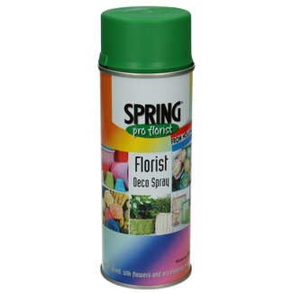 4A Sprühfarbe Farbspray "Signalgrün" | Farbe: Hellgrün | Inhalt 400 Milliliter | Spring Pro Florist Deco Spray | Pro Spraydose