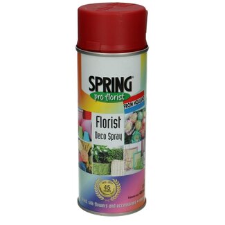 4A Spray Paint Colour Spray "Sunrise Red" | Colour: Light Red | Content 400 millilitres | Spring Pro Florist Deco Spray | Per spray can