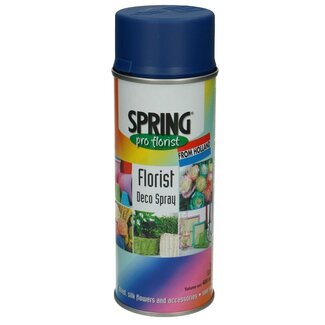 4A Peinture en spray "Navy" | Couleur : Bleu foncé | Contenu 400 millilitres | Spring Pro Florist Deco Spray | Par aérosol