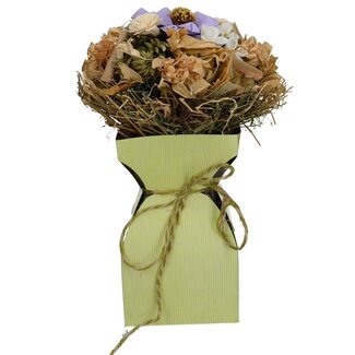 4A Boeket Tas “BasicLine” | Boeket niet inbegrepen | Kleur: Appeltjesgroen | Diameter 11.5 centimeter | Hoogte 21 centimeter | Per 20 tassen