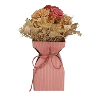 4A Boeket Tas “BasicLine” | Boeket niet inbegrepen | Kleur: Rood | Diameter 11.5 centimeter | Hoogte 21 centimeter | Per 20 tassen