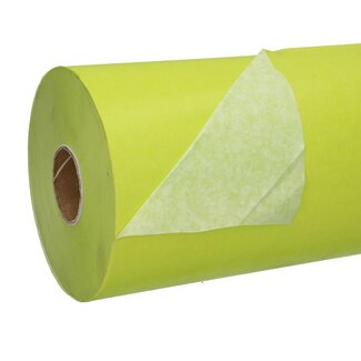 4A Papier op rol | Kleur: Lichtgroen | Breedte 50 centimeter | 40 gram/m2 | Gewicht 7.5 kilo | Per rol