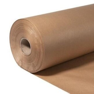 4A Paper on roll | Colour: Brown | Width 60 centimetres | 50 grams/m2 | Weight 12 kilos | Per roll