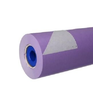 4A Tweezijdig Papier op rol | Kleur: Lilakleurig en Wit | Breedte 25 centimeter | 50 gram/m2 | Gewicht 1.25 kilo | Per rol
